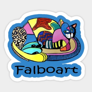 A  Cat Named Picasso Sticker